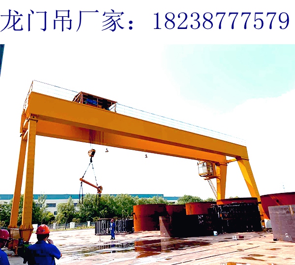 陜西西安120t龍門吊廠家60t輪胎式龍門吊性能穩定不易變形