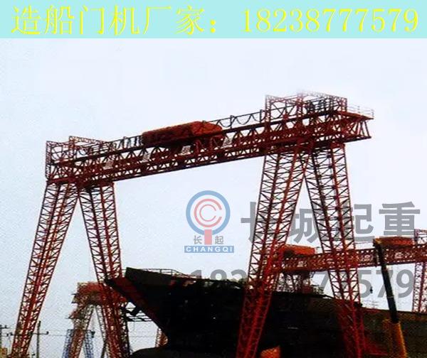 湖南湘潭80噸龍門吊按結構形式劃分為