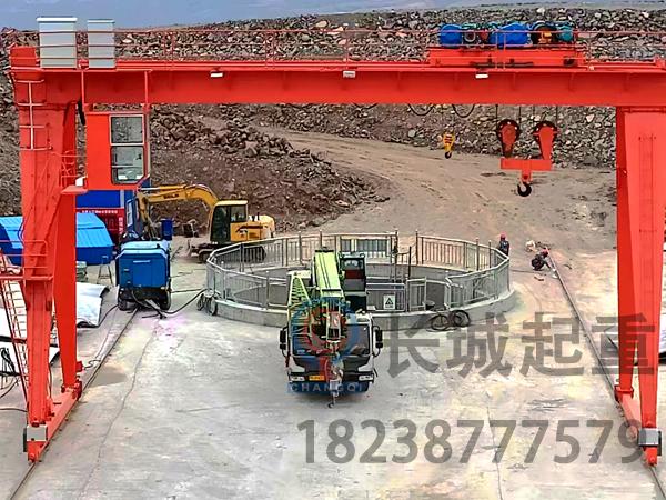 豎井龍門吊在夜間作業的設備運行隱患