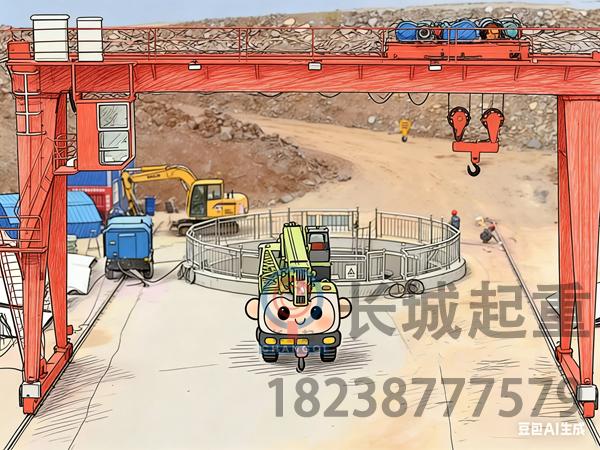 關(guān)于對(duì)豎井龍門吊工作總體環(huán)境和氣候的要求