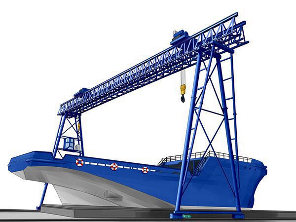 江蘇南京龍門吊廠家200T造船門式起重機價格